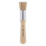 KeepSmiling Wooden Stencil Brush Pure Natural Bristle, no.10, (single brush)