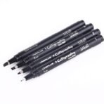 LinePlus Calligraphy Pen Set of 4 (Black) - Image 2