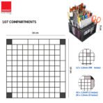 Isomars Creative Art Tools Holder, Black - Image 2