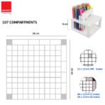 Isomars Creative Art Tools Holder, White - Image 2