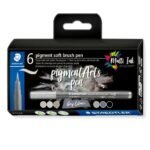 Staedtler Pigment Soft Brush pen Grey