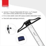 Isomars Detachable T Square - 32"