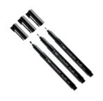 Marvy Uchida Arabic Calligraphy Pen set of 1.0mm, 2.0mm, 3.0mm, (Red)