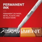 Sharpie Metallic Permanent Markers, Fine Point Set of 3 - Image 2