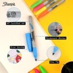 Sharpie Neon Fine Tip Permanent Marker pack of 5 - Image 2