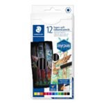 STAEDTLER Design Journey Super soft color pencils in pack of 12 clrs