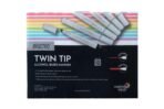 BRUSTRO Twin Tip Alcohol Based Marker Set of 12 - Basic B - Image 3