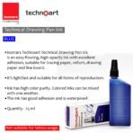 Isomars Technoart Technical Drawing Pen Ink, waterproof (blue) - Image 2
