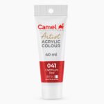 Camel Artist Acrylic Colours Individual tube of Cadmium Red (041) in 40 ml