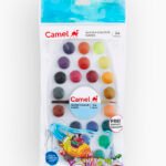 Camel  Water  Colours  Assorted  box  of  cakes,  24  shades