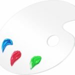 Keep Smiling Large Acrylic Paint Palette 16 X 11 inch