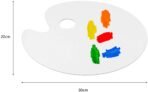 Keep Smiling Acrylic Paint Palette, 12 x 7.5 inches