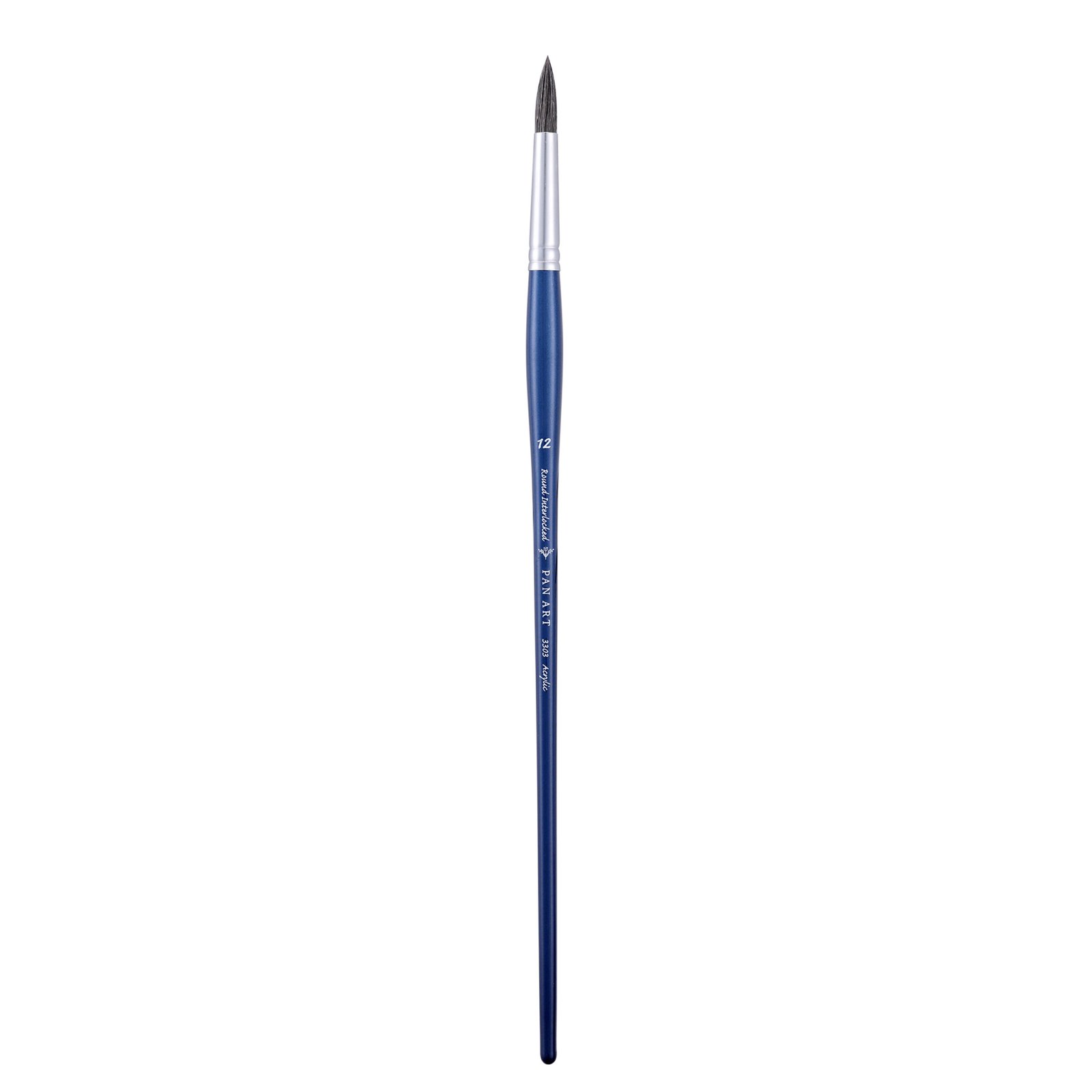 12 Pan Art Acrylic Brush (Interlocked) Round no.12 Single Brush - Image 1