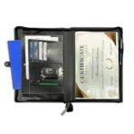 Solo Leatherette Display File ( ELITE) For Certificates, Documents Holder | FC Size | 20 Leafs, ZB014-BLACK - Image 3