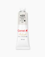 Camel Artist Oil Colours Individual tube of Titanium White in 20 ml