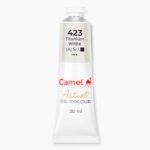Camel Artist Oil Colours Individual tube of Titanium White in 20 ml