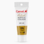 Camel Artist Acrylic Colours Individual tube of Gold (171) in 40 ml
