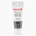 Camel Artist Acrylic Colours Individual tube of Grey (180) in 40 ml