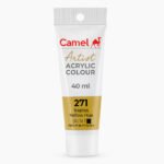 Camel Artist Acrylic Colours Individual tube of Naples Yellow Hue (271) in 40 ml