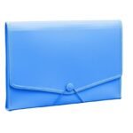 Solo Expanding File – Elastic Closure, 12 section, A4 size (EX801) blue