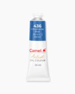 Camel Artist Oil Colours Individual tube of Ultramarine Blue in 20 ml