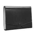 Solo Expanding File – Elastic Closure, 12 section, A4 size (EX801) black