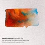 Clairefontaine Goldline AQUAPACK Watercolor Paper Medium FINE Grain, 300GSM-A2, 5 Sheets - Image 3