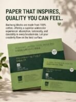 BAOHONG - Watercolor Paper pad 20 Sheets  Academy Grade, 100% Cotton, 16.1" x 12.2" - Image 4