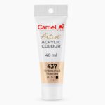 Camel Artist Acrylic Colours Individual tube of Unbleached Titanium (437) in 40 ml
