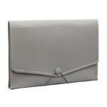 Solo Expanding File – Elastic Closure, 12 section, A4 size (EX801) Grey