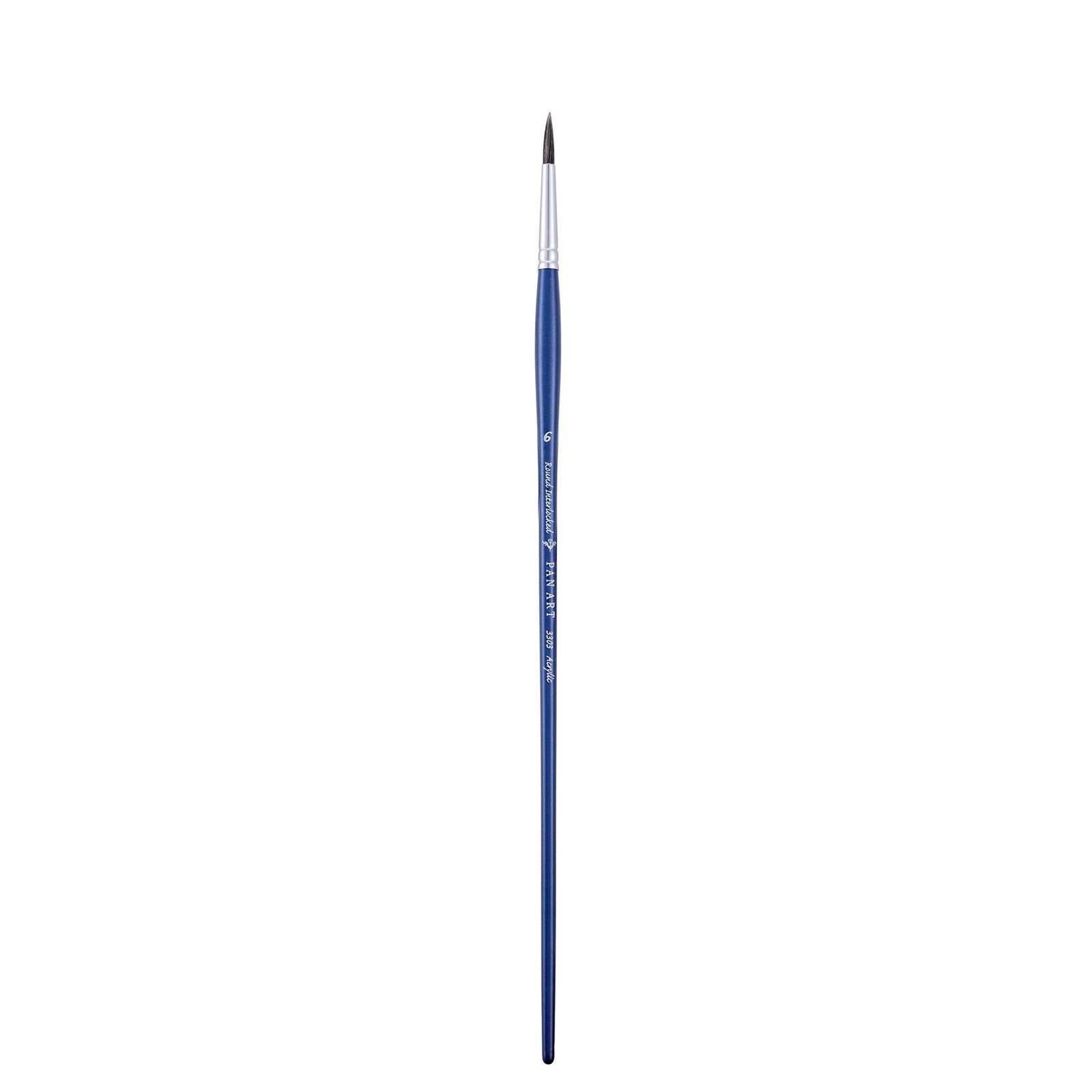 6 Pan Art Acrylic Brush (Interlocked) Round no.6 Single Brush - Image 1
