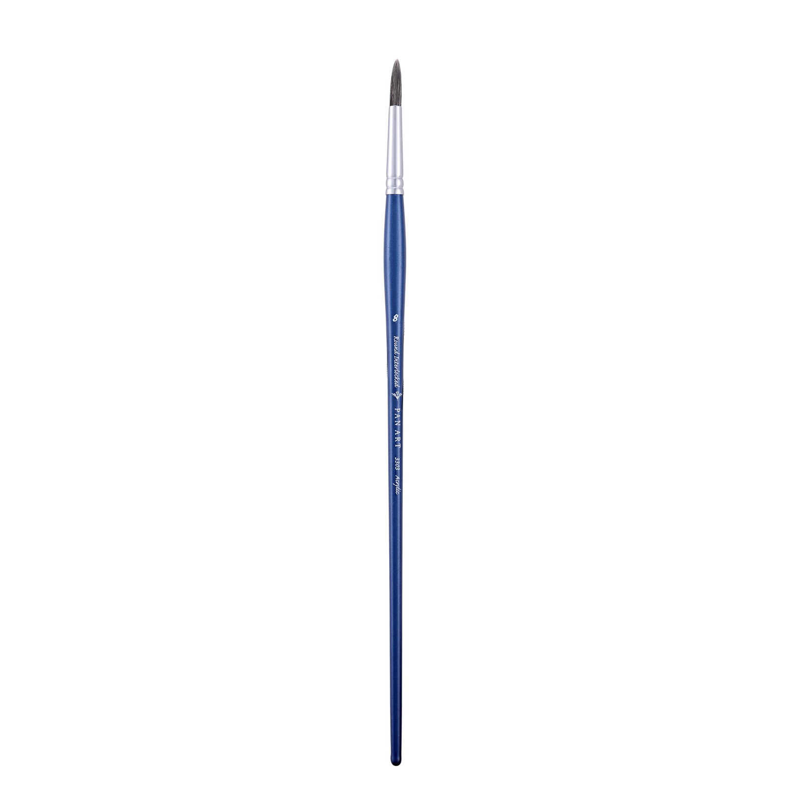 8 Pan Art Acrylic Brush (Interlocked) Round no.8 Single Brush - Image 1