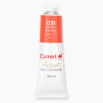 Camel Artist Oil Colours Individual tube of Burnt Sienna in 20 ml
