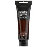 Liquitex Basics Acrylic Colour - Tube of 118 ML - Burnt Umber (128)