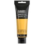 Liquitex Basics Acrylic Colour - Tube of 118 ML - Cadmium Yellow Deep Hue (163)