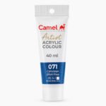Camel Artist Acrylic Colours Individual tube of Cerulean Blue Hue in 40 ml