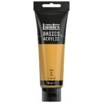 Liquitex Basics Acrylic Colour - Tube of 118 ML - Gold (51)
