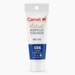 Camel Artist Acrylic Colours Individual tube of Cobalt Blue Hue in 40 ml