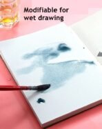 BAOHONG - Watercolor Paper pad 20 Sheets  Academy Grade, 100% Cotton, 20.9" x 15" - Image 2