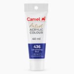 Camel Artist Acrylic Colours Individual tube of Ultramarine Blue (436) in 40 ml