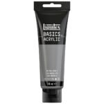 Liquitex Basics Acrylic Colour - Tube of 118 ML - Neutral Grey 5 (599)