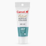Camel Artist Acrylic Colours Individual tube of Cobalt Teal (057) in 40 ml