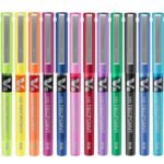 Pilot Hi-Tecpoint V5 Multicolour Set Roller Ball Pen (Pack of 12)