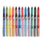 Pilot Hi-Tecpoint V5 Multicolour Set Roller Ball Pen (Pack of 12) - Image 2