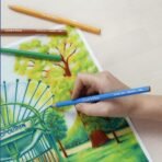 Conte a Paris Pastel Pencil set of 24 in Metal Tin box - Image 2