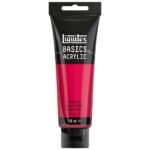 Liquitex Basics Acrylic Colour - Tube of 118 ML - Primary Red (415)