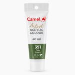Camel Artist Acrylic Colours Individual tube of Sap Green (391) in 40 ml