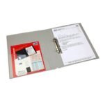 Solo Ring Binder-2D-Ring, FC Size RB412 Grey - Image 2