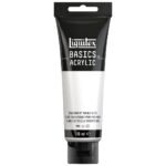 Liquitex Basics Acrylic Colour - Tube of 118 ML - Transparent Mixing White (430)