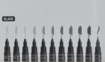 Uni-Ball Pin Fineliner Drawing Pen Set 12 Black - Image 2